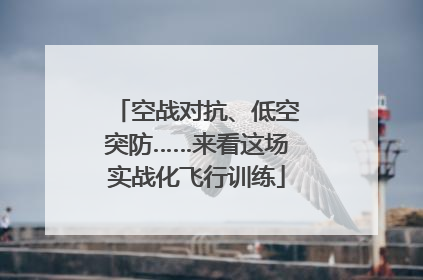 空战对抗、低空突防……来看这场实战化飞行训练